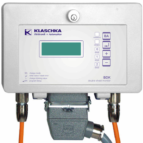 厚度探测器 - BDK series  - KLASCHKA Industrieelektronik - 双薄板 / 电感 / 通用