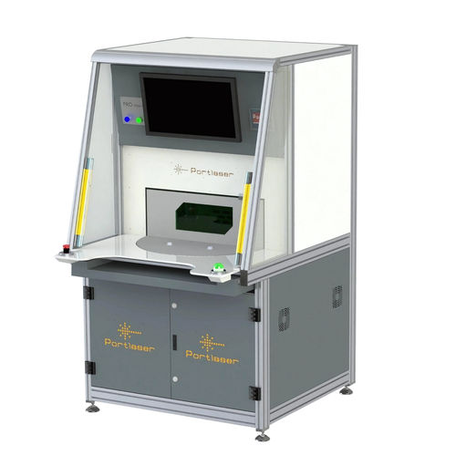 金属打标机 - FIBER MARK PRO MAX-I - PORTLASER TECHNOLOGY, LDA - 光纤激光 / 塑料 / 用于不锈钢