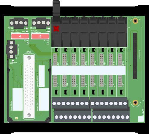 插入式接线盒 - X1-TB-08-GMI-01 - GM International S.p.A. - 弹簧 / 推入式 / 用于继电器