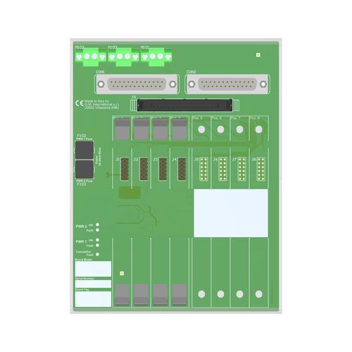 插入式接线盒 - TBE-D5004-MOD-001 - GM International S.p.A. - 用于继电器 / 功率 / 塑料