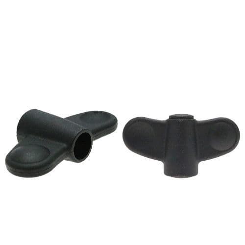 翼形螺母 - WING0210	 - Vital Parts ltd - 黄铜 / 热塑性塑料 / 螺纹