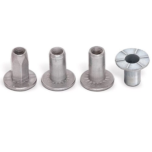 拉铆螺母 - Under and over-head serration - HONSEL-Group - 金属