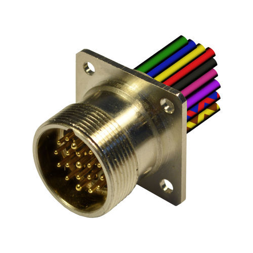 M23连接器 - 23MP19P0E-FL - H.T.P. - 供电 / 环形 / 公端