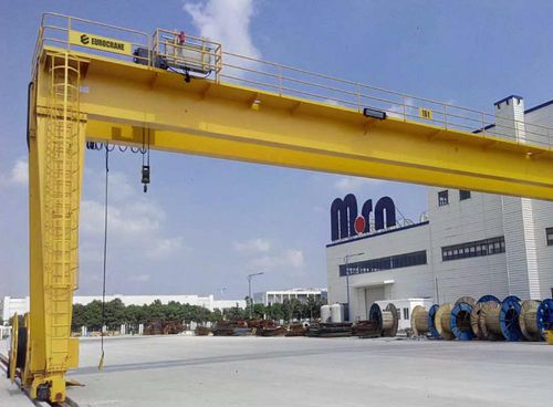 轨道半门式起重机 - 00020 - Eurocrane(China)Co.,Ltd - 双梁