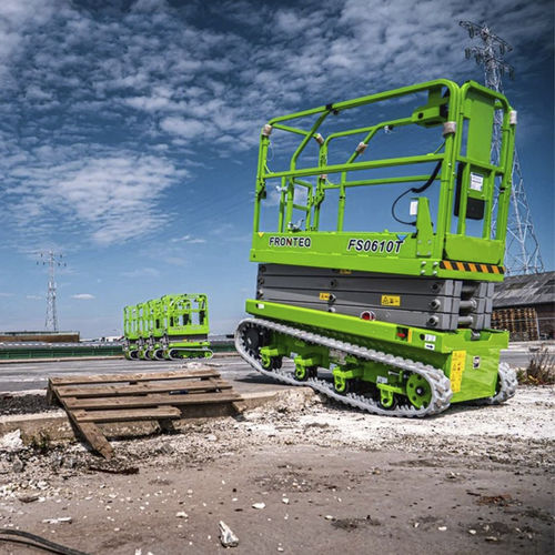 履带式剪叉式升降机 - FS series - Eurocrane(China)Co.,Ltd - 电池动力 / 室内、室外 / 窄巷道