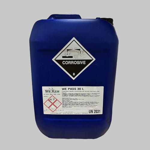 不锈钢钝化处理 - WE PASS 30 L - WE KEM snc - 用于化学物质 / 用于石油化工 / 工业