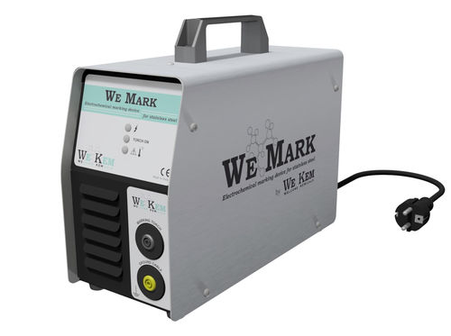 电解打标机 - WE MARK - WE KEM snc - 金属 / 用于不锈钢 / 移动式