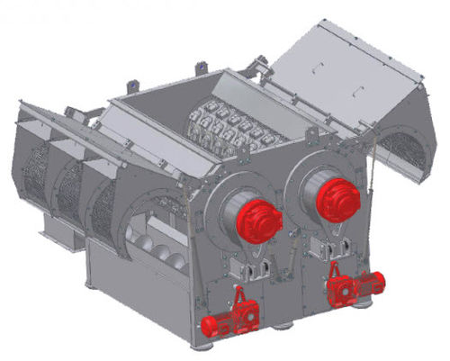 双轴式撕碎机 - PowerCut - BP-Recyclingsystems GmbH - 用于木材 / 纸质 / 废料