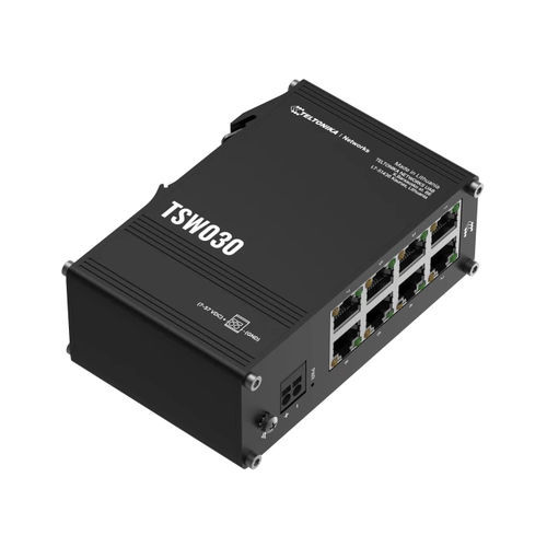 非管理型以太网交换机 - TSW030 - TELTONIKA SAS - 8端口 / DIN导轨 / 集成式