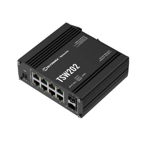管理型以太网交换机 - TSW202 - TELTONIKA SAS - 8端口 / 千兆以太网 / ProfiNet