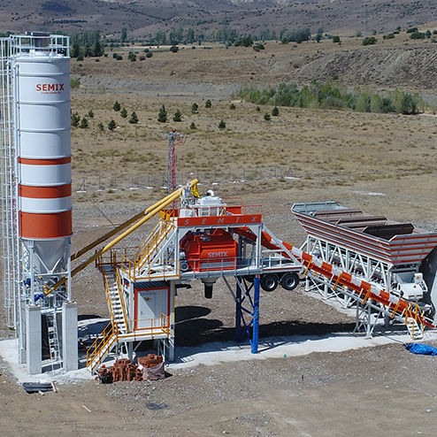 移动式混凝土搅拌站 - 160 S4 - Semix Concrete Batching Plants