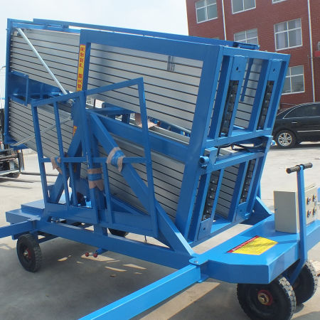 带轮桅杆式升降机 - a0216 - Jinan Juxin Machinery Co., Ltd. - 电动 / 室内 / 工业用途