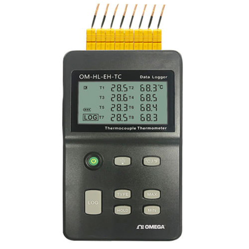 多通路温度计 - OM-HL-EH-TC series  - OMEGA - 热电偶 / LCD显示 / °C