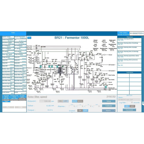 管理软件 - C-BIO2 - SYSBIOTECH - SCADA / 化学工艺 / 定制