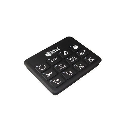 12键数字键盘 - SPM-KEYP-A12 - Hunan SonnePower International Co., Ltd. - 面板式 / 硅胶 / CAN-总线