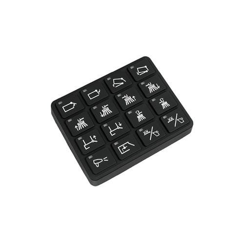 16键数字键盘 - SPM-KEYP-A16 - Hunan SonnePower International Co., Ltd. - 面板式 / 硅胶 / CAN-总线