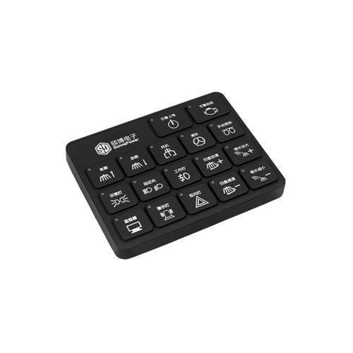 17键式数字键盘 - SPM-KEYP-A17N - Hunan SonnePower International Co., Ltd. - 面板式 / 硅胶 / CAN-总线
