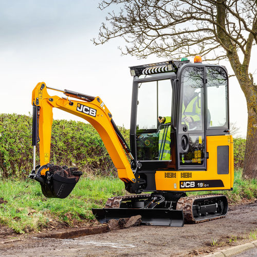 小型挖掘机 - 19C-1 - JCB/杰西博 - 履带 / 柴油 / 用于建筑工地
