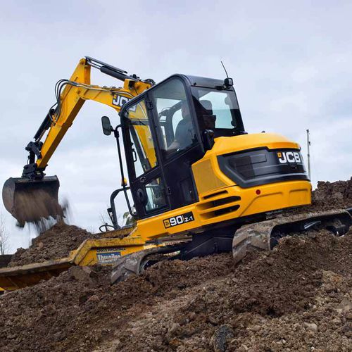 小型挖掘机 - 90Z-2 - JCB/杰西博 - midi / 履带式 / 柴油