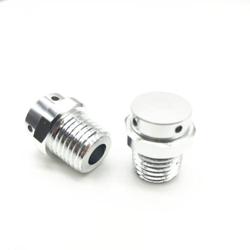 增压塞子 -  MIV-NPT1-4MS - Shenzhen Milvent Technology Co.,Ltd - 圆柱 / 螺纹 / 金属