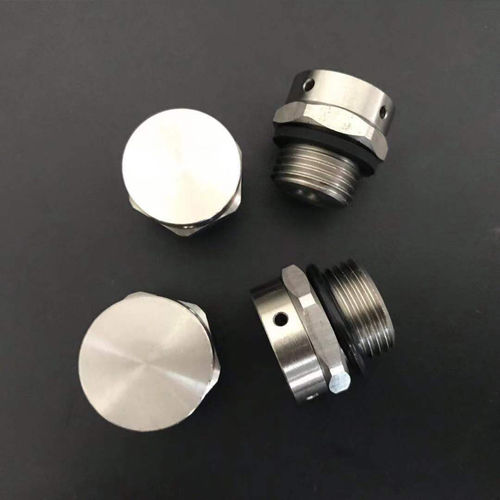 圆形塞子 - MIV-18MSAH - Shenzhen Milvent Technology Co.,Ltd - 六角形 / 螺纹 / 不锈钢