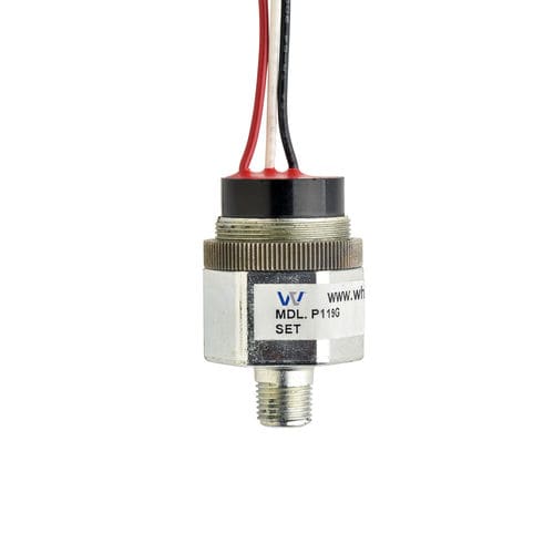 胶囊式压力开关 - P119G  - Whitman Controls Corporation - OEM / 紧凑型 / 可调节