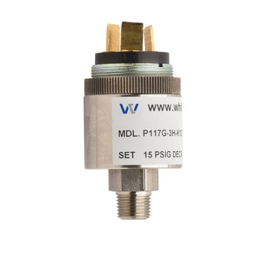 胶囊式压力开关 - P117G  - Whitman Controls Corporation - 液体 / 不锈钢 / OEM