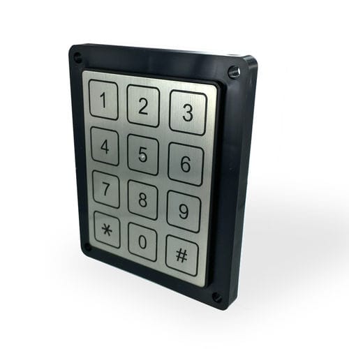 12键数字键盘 - KBA33x - TactHill by Kynoppe - 壁挂 / 压电 / 金属