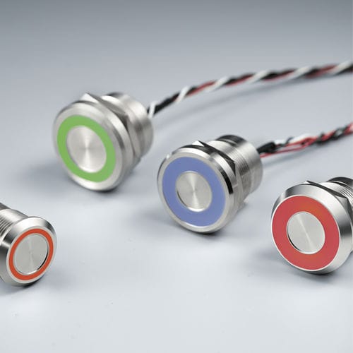 电容按钮式开关 - DRAGON series - TactHill by Kynoppe - 防破坏 / 防水密封 / 密封防尘