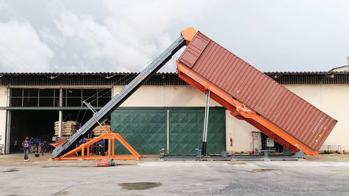 电动液压倾卸装置 - SAUTEC - 用于容器