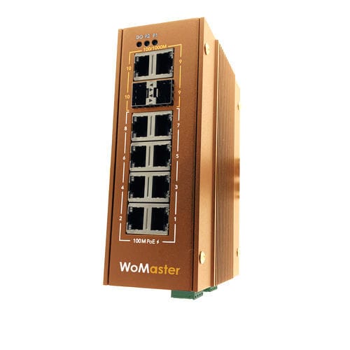 PoE以太网交换机 - DP210 LV - WoMaster - 非管理型 / 10 端口式 / 千兆以太网