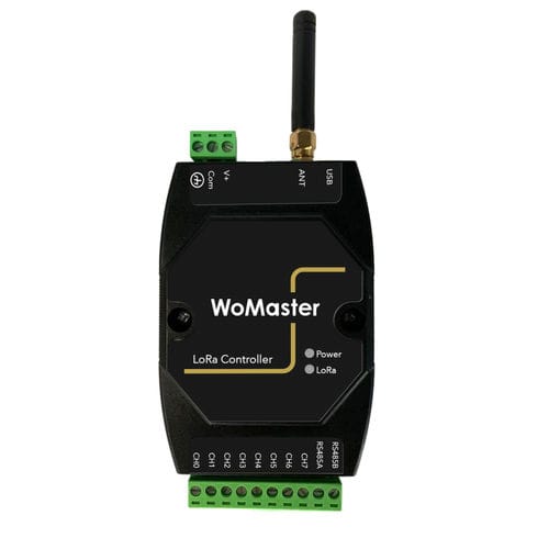 DIN导轨逻辑模块 - LM200 - WoMaster - 模拟输入 / 模拟输出 / RS485