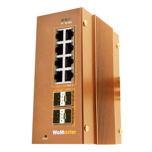 管理型以太网交换机 - DP612 - WoMaster - 12 端口式 / 千兆 / 3 级