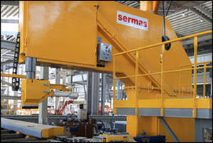 推台锯机 - SERMAS INDUSTRIE SAS - 用于铝 / 用于钢条 / 全自动
