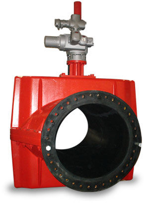 夹管阀 - 75 Megaflex - Red Valve - 手动 / 切断 / 用于固体
