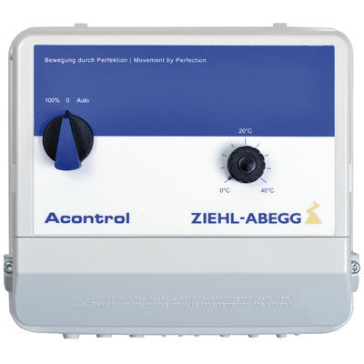 电压控制电子设备 - Dcontrol, Ucontrol, Acontrol - ZIEHL-ABEGG