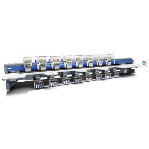 8头刺绣机 - CYHH 0818-840 (1200) - ZSK Technical Embroidery Systems - 电脑辅助