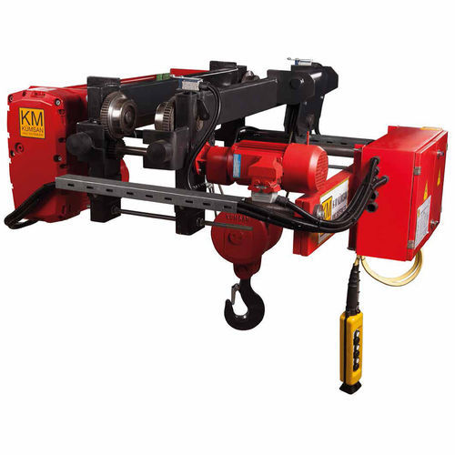 单轨小车钢丝绳葫芦 - KM KUMSAN CRANE SYSTEMS - 电动 / 可调节 / 齿轮