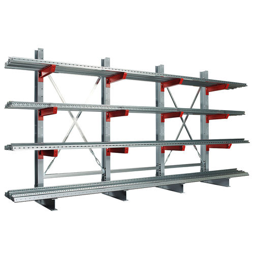 悬臂式货架 - K 6000 - SCHULTE Lagertechnik - Gebr. Schulte GmbH & Co. KG - 双面 / 重载 / 大型