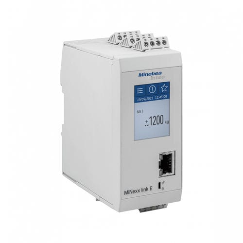 数字输出式重量发送器 - MiNexx®Link E  - Minebea Intec GmbH - 模拟 / 以太网 / DIN导轨