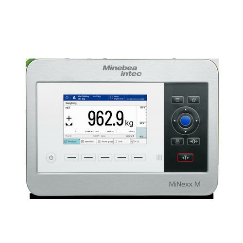数码称重仪表 - MiNexx® M - Minebea Intec GmbH - 带触摸屏 / 台式 / 壁挂安装