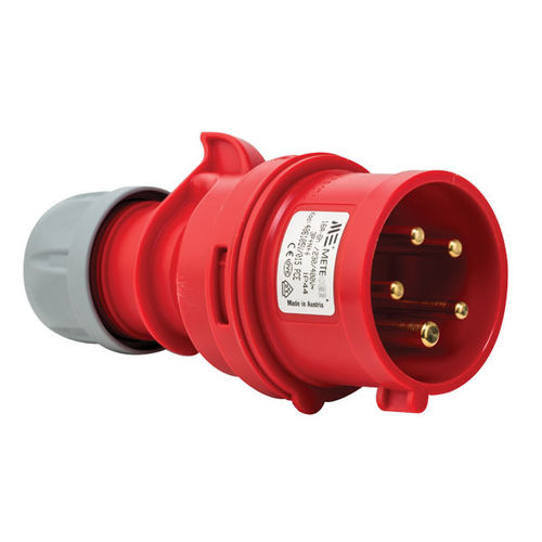 IP44插头 - 406105V - Mete Enerji - 5极 / IEC / CEE
