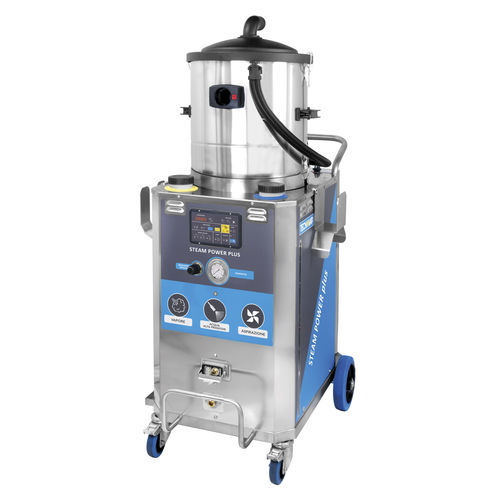 三相蒸汽清洁机 - STEAM POWER PLUS - Tecnovap - 带存储罐 / 抽吸 / 不锈钢