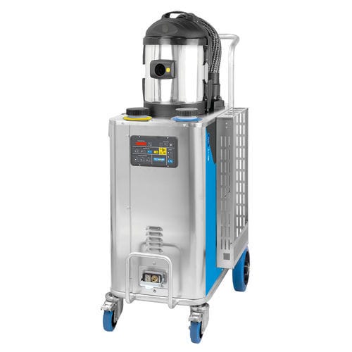 三相蒸汽清洁机 - STEAM BOX VAC PRO - Tecnovap - 带存储罐 / 抽吸 / 不锈钢