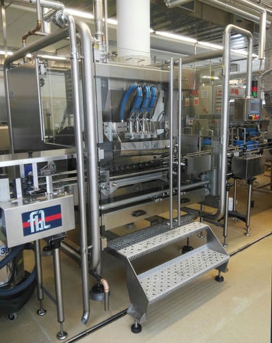 玻璃容器灌装机 - FL-D.L.P - F.B.L. Food Machinery S.r.l. - 奶油 / 用于食品 / 用于糊状产品