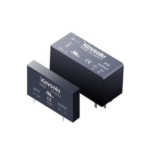 24Vdc静态继电器 - KS32(AC) - Xiamen Jinxinrong Electronics Co., Ltd. - 12Vdc / DIN导轨