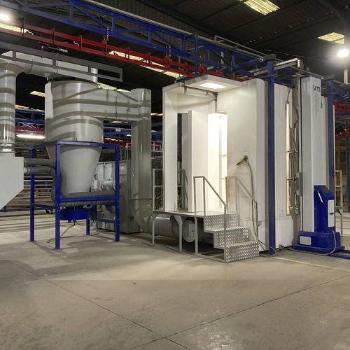 封闭式粉化间 - VMPVC - VOGAMAKINA INDUSTRIAL PLANTS COMPANY Ltd. - 用于零件 / 过滤式 / 旋风式