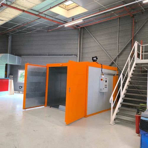 手动粉末喷涂生产线 - VMMCL - VOGAMAKINA INDUSTRIAL PLANTS COMPANY Ltd. - 静电 / 用于汽车工业 / 用于建筑