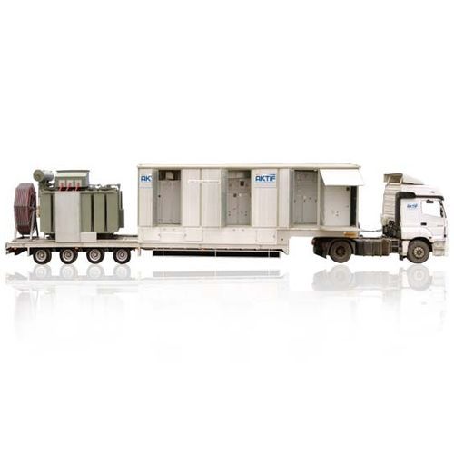 移动式变电站 - SMS-2 Series - Aktif Muhendislik Dis Tic. AS. - 用于配电 / 用于中电压变压器 / 室外用