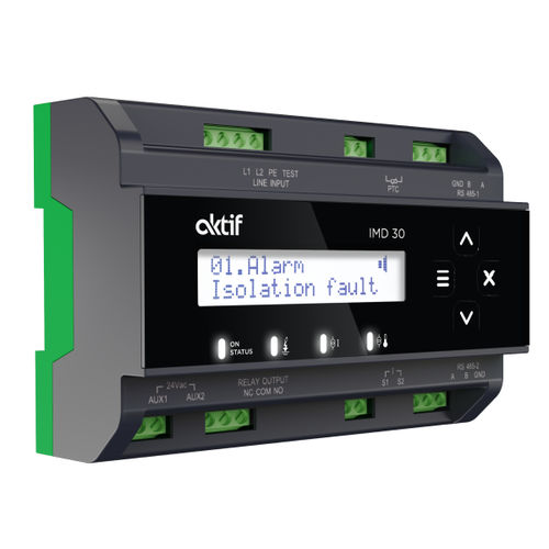 带绝缘故障定位绝缘控制器 - IMD 30 - Aktif Muhendislik Dis Tic. AS. - NF / NO / ModBUS RTU